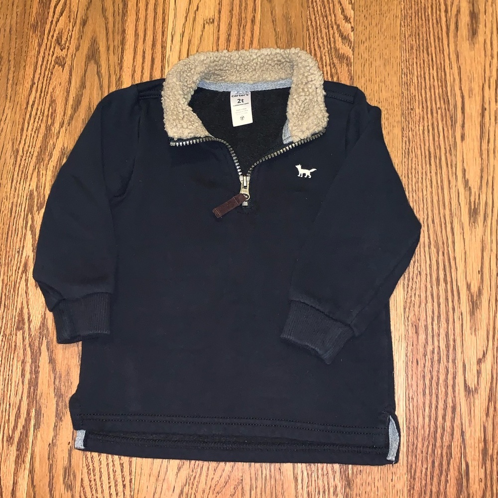 Carter’s Black Zip-up Pullover